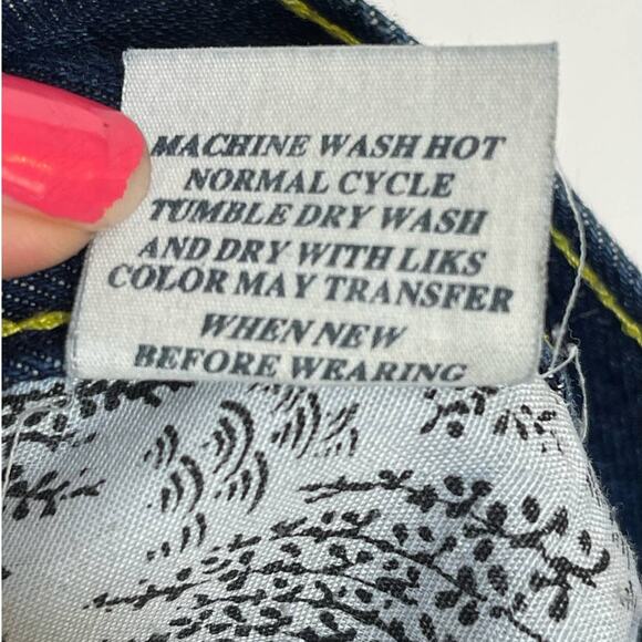 RMC Red Monkey Company Jeans Mens Size 38 Embroidered Pocket - Picture 10 of 11